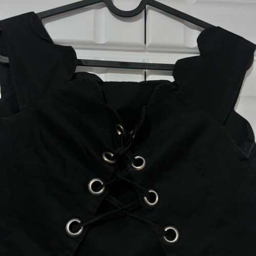 Toi&Moi black crop top like new, size L