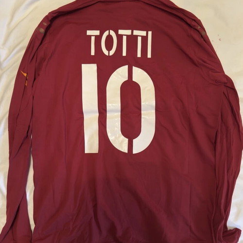 Roma Totti shirt used, authentic