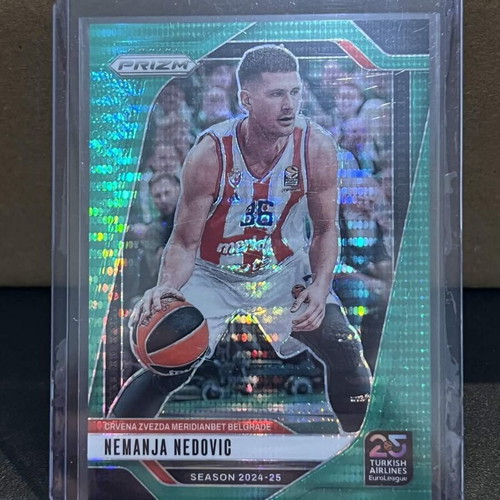 Panini Prizm Euroleague Card Nemanja Nedovic #187 Green Pulsar 12/25 new