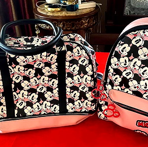 Mickey Mouse backpack + weekend bag,UK Primark. Πωλούνται και τα δύο μαζί.