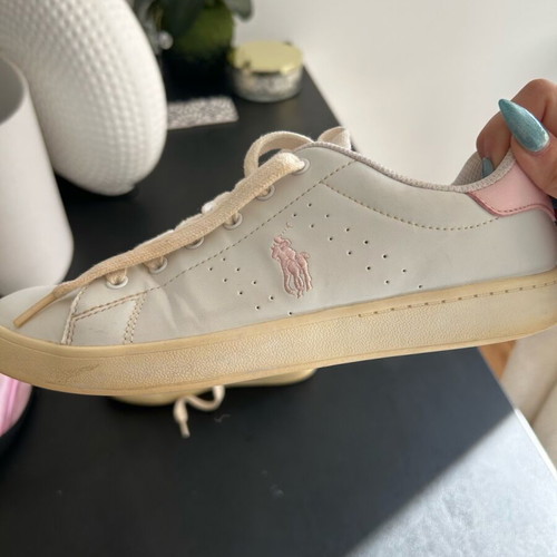 Polo Ralph Lauren Athletic Shoes like new, size 38, pink and turquoise