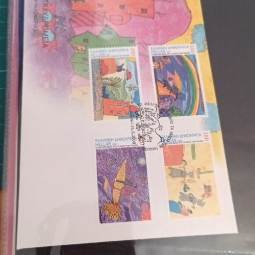 Stamp album Europa 2000 commemorative set new from Hellenic Post