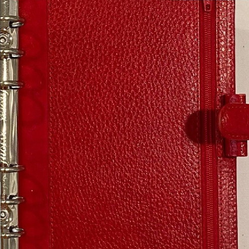 Filofax Personal Finsbury used with internal inserts