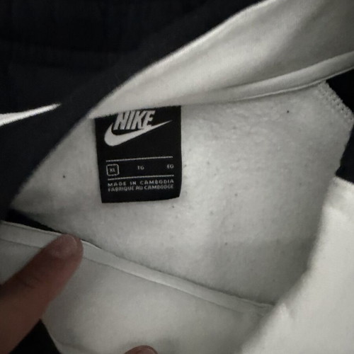 Nike set tracksuit black and grey used, size XL
