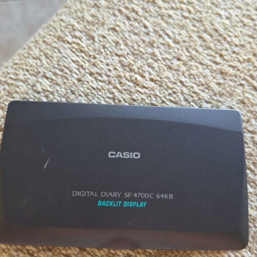 Casio Digital Diary SF-4700C like new electronic organizer with 64KB memory