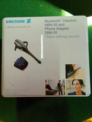 Ericsson Bluetooth Headset HBH-10 and Phone Adapter DBA-10 new