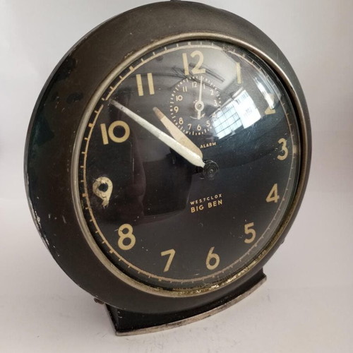 Westclox Big Ben tabletop clock used, vintage, analog, non-functional