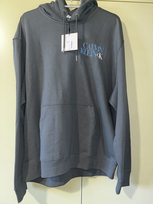 Calvin Klein hoodie, grey, size large, authentic, new