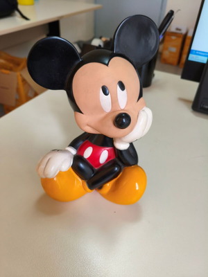 Mickey Mouse Disney Applaude κουμπαράς 1990 σαν καινούργιος, 23cm ύψος