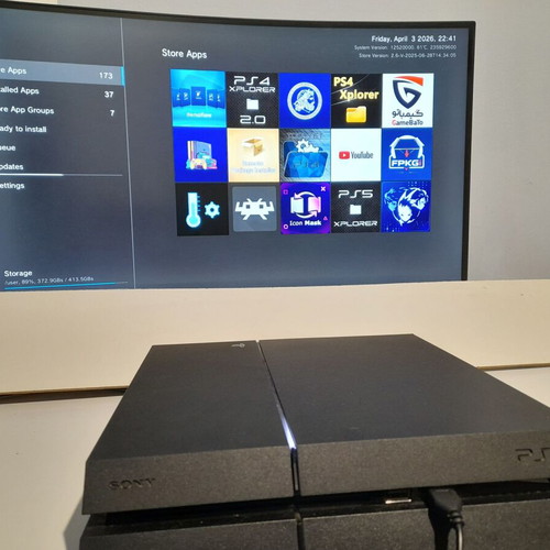 PlayStation 4 500GB SSHD σαν καινούργιο με 20 παιχνίδια και Gamebato Store