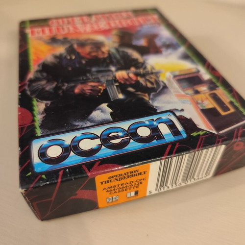 Operation Thunderbolt Amstrad CPC464 cassette used