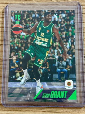 Jerian Grant Panathinaikos Panini Euroleague 2025-26 card new