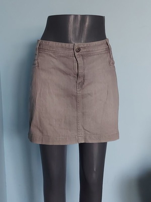 Τζιν φούστα H&M γκρι σαν καινούργια, μέγεθος XL - XXL