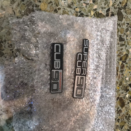 Honda GLX 90 emblems used