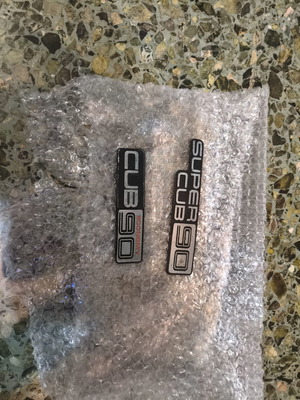 Honda GLX 90 emblems used