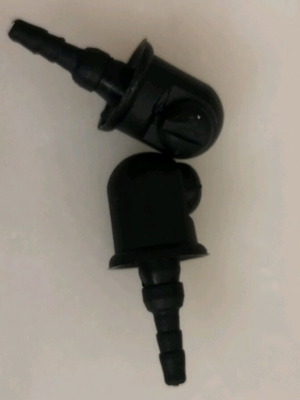 Water spray nozzle for FIAT windshield wipers new