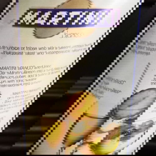 Συλλεκτικο Martini Bianco Vermouth 1969