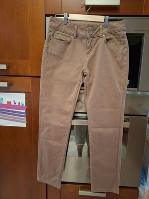 Uterque beige jeans size 38, 100% cotton