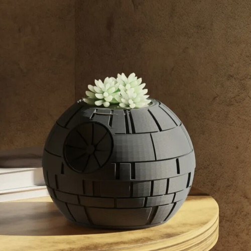 Death Star Star Wars pot plant 3d print new