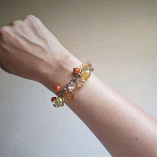 Summer bracelet like new, orange
