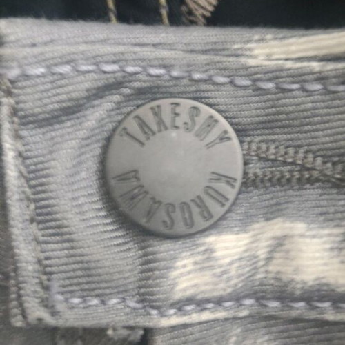 Shorts Takeshy Kuroshawa καινούργιο, βαμβακερό, γκρι, χειροποίητο, μέγεθος 37