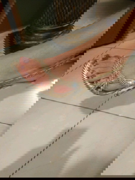 Νυφικά πέδιλα με κρύσταλλα Swarovski No(37)