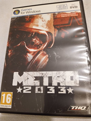 Metro 2033 PC game like new with Red Faction Guerilla