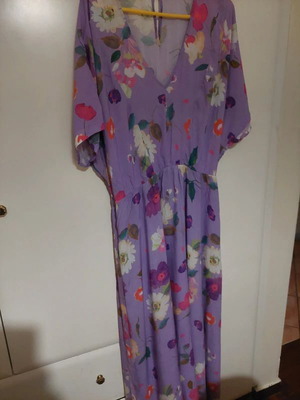 Mat Fashion floral dress like new, purple, viscose, size XXL