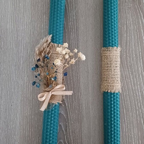 Beeswax candle handmade new in various colors