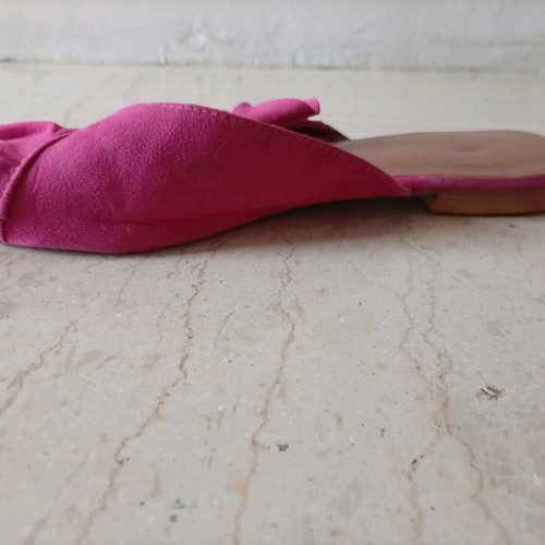 Pieces slippers size 38 pink used in good condition