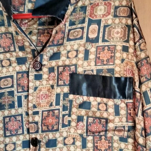 Vintage satin men's pajama set near mint condition