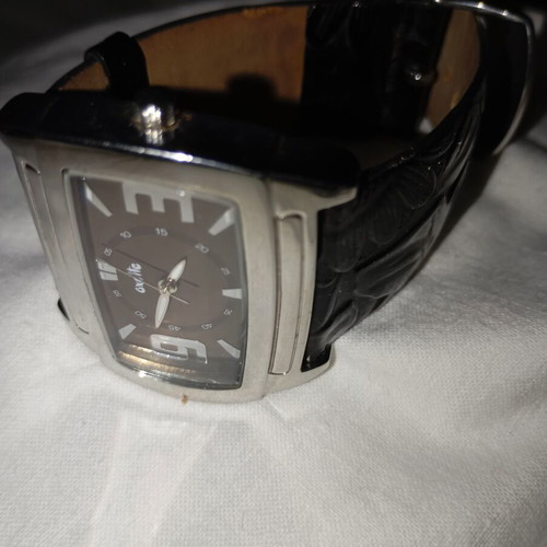 Oxette women's watch used, black and silver