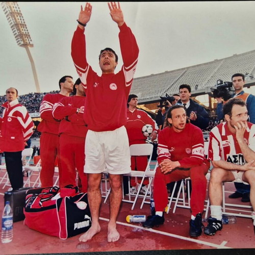 Olympiacos large authentic photo like new