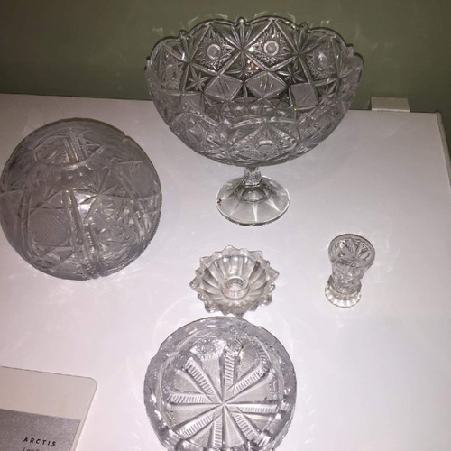 Set of 5 crystal decorations