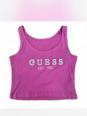 Guess pink tank top, size S