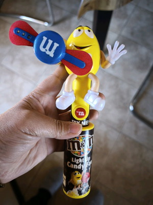 M&M's candy dispenser used, original collectible