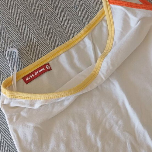 Miss Denim white dress like new, XS-S