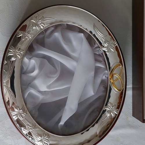 Silver 925 Stefanochiki new with embossed rings and flowers