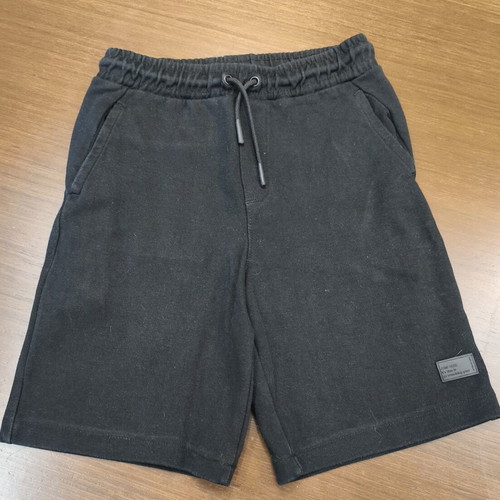 Zara boys' pique fabric bermuda shorts black size 152cm like new