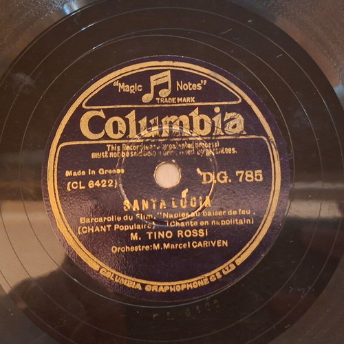 78 RPM record Sotos Panagopoulos Columbia used