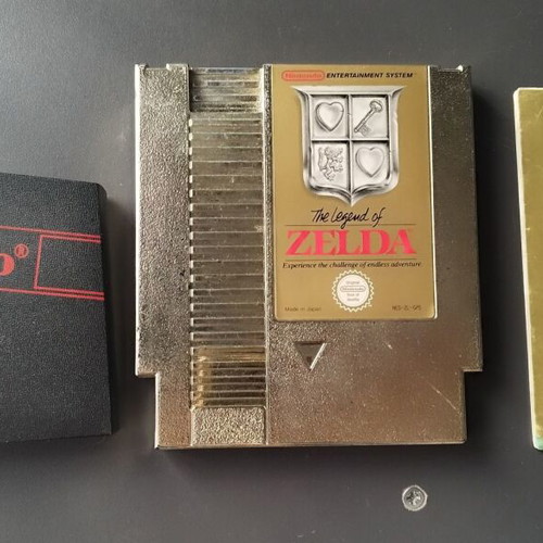 Nintendo NES The Legend of Zelda παιχνίδι με ελληνικό manual, μεταχειρισμένο