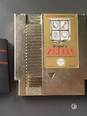 Nintendo NES The Legend of Zelda παιχνίδι με ελληνικό manual, μεταχειρισμένο
