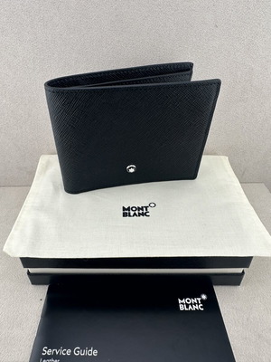Montblanc Sartorial wallet black saffiano leather MB130315