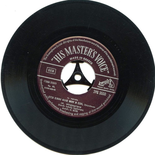 Mpithikotsis 45 RPM record used