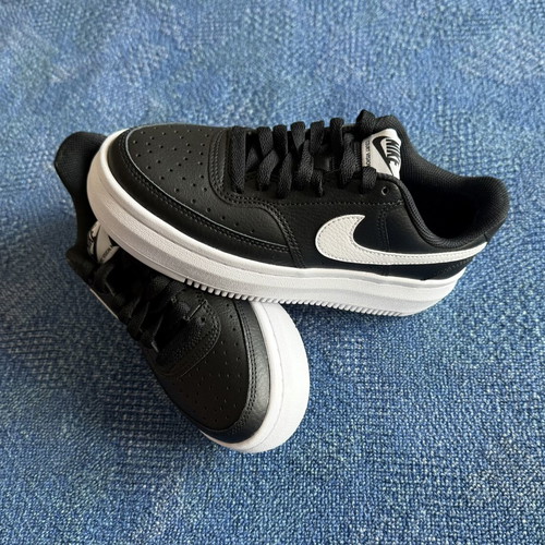 Nike Court Vision Alta women's sneakers, black, size 37.5