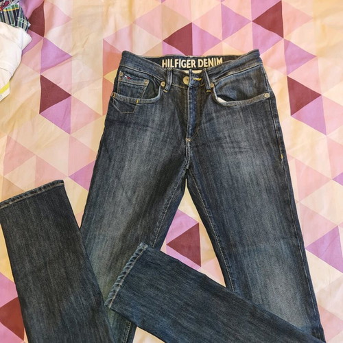 Tommy Hilfiger men's jeans like new, dark blue, Santos model, size W28 L34