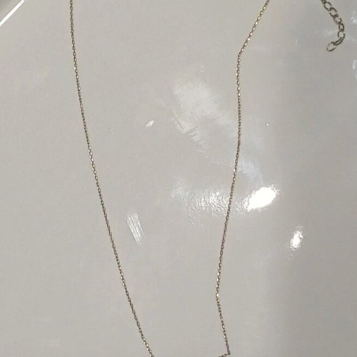 Silver necklace amulet gold-plated and hand-painted like new