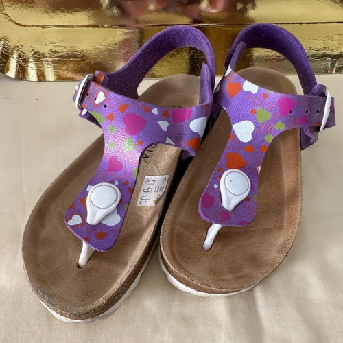 Alegria lilac sandals like new, size 29, comfortable and soft