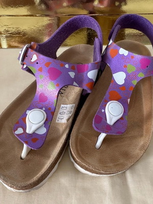Alegria lilac sandals like new, size 29, comfortable and soft