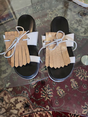 Pollini sandals like new, size 37, multicolor platform